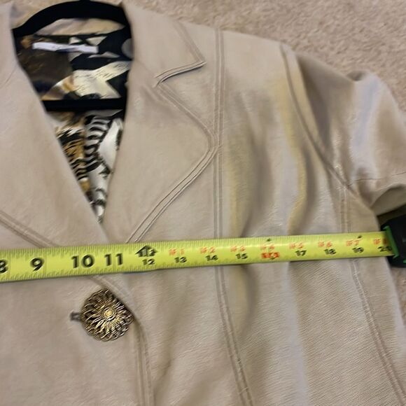 Cache coat jacket beige women size Large - Picture 7 of 10